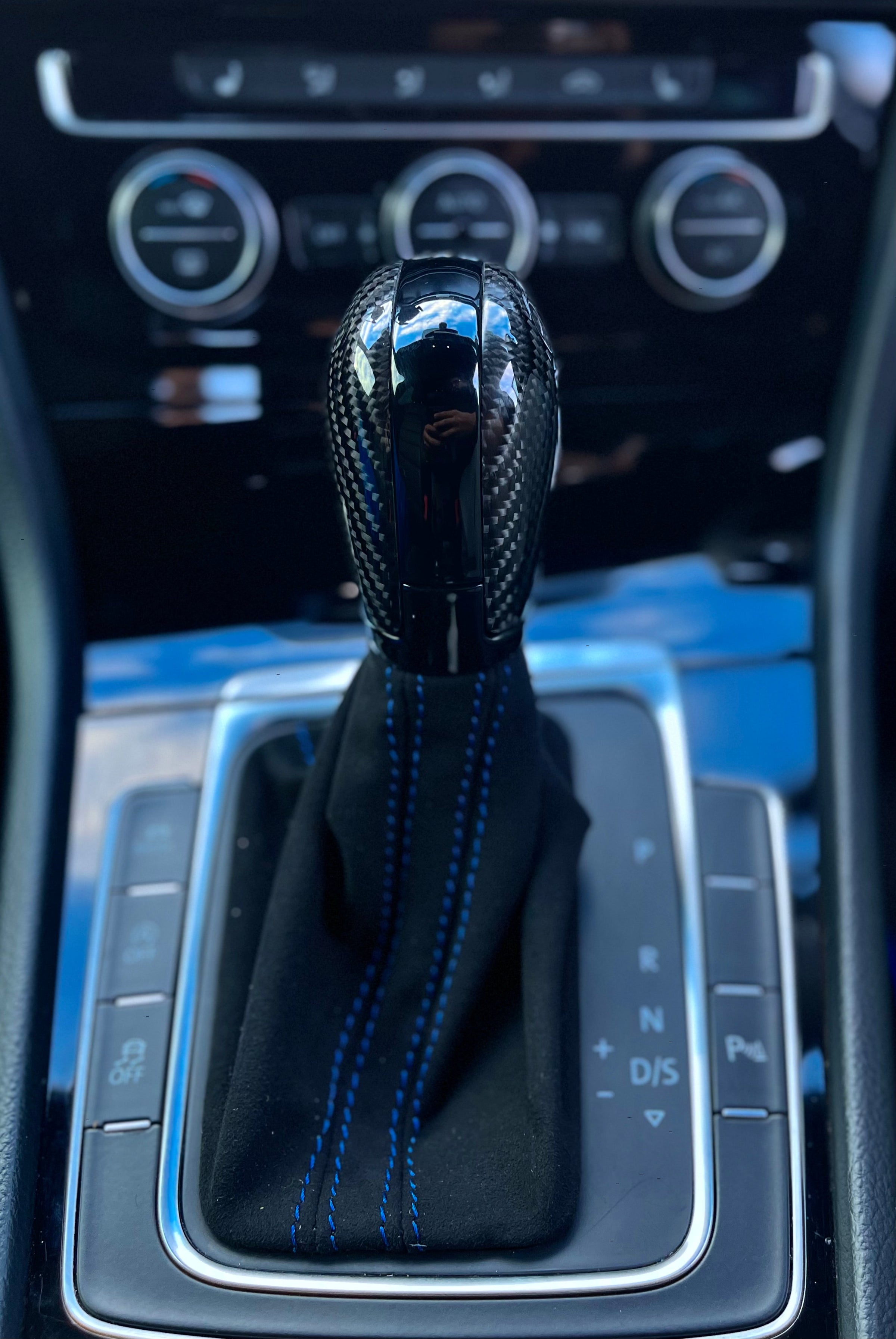 GOLF MK7 MK6 Carbon DSG Shifter with Alcantara Shift Boot